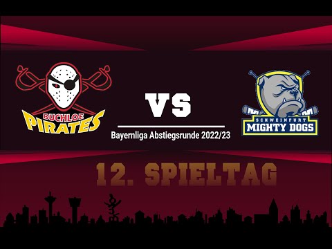ESV Buchloe Pirates - ERV Schweinfurt | Highlights 12. Spieltag Abstiegsrunde | Bayernliga 2022/2023