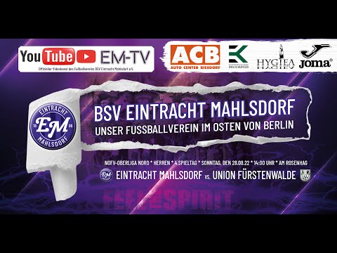 Highlights 4.Punktspiel - Eintracht Mahlsdorf vs Union Fürstenwalde  (28.08.22)