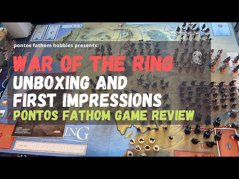 War of the Ring - Boardgame Unboxing and First Impressions Review