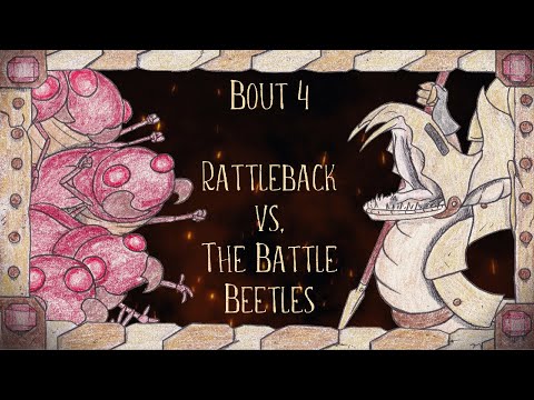 Splatterface, Round 1 Bout 4: Rattleback vs. The Battle Beetles