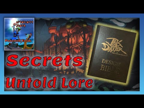 What The Jak and Daxter Design Bible Tells Us