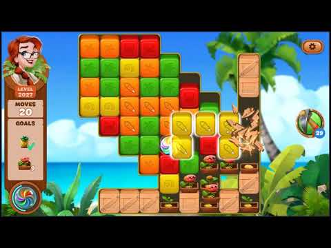 Lost Island Blast Adventure Level 2027 - NO BOOSTERS 🏝️ | SKILLGAMING ✔️