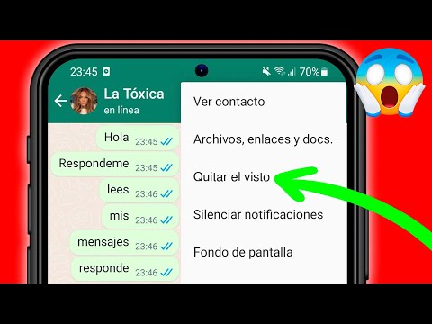 Lee mensajes sin aparecer en línea