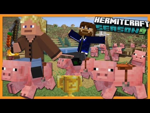 The Pulled Pork Pig Parade!!! - Minecraft Hermitcraft Season 9 #22
