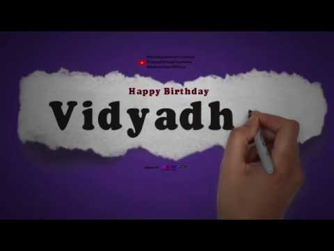 Happy Birthday Vidyadhar | Whatsapp Status Vidyadhar