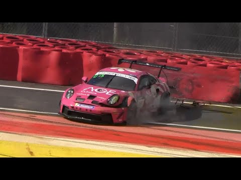 12H Spa 992 Endurance Cup 2025 | BIG CRASHES, SPINS, CONTACT | 4K | By FSTV Motorsport