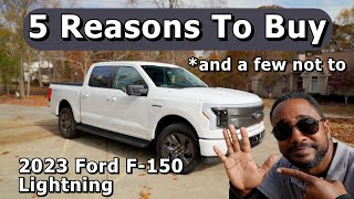 5 Reasons To Buy This EV (and a few not to) - 2023 Ford F-150 Lightning Review