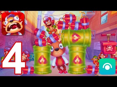 Despicable Bear - Gameplay Walkthrough Part 4 - Explosives (iOS)