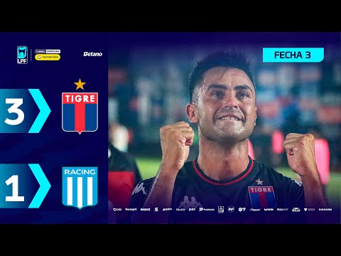 TIGRE 3 - 1 RACING | Resumen del partido | #TorneoMercadoLibre 2026 🏆