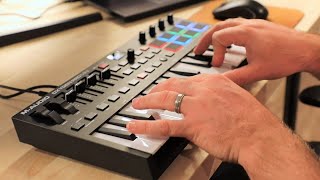 Video thumbnail for M-Audio Oxygen Pro Mini - Quick Virtual Instrument Demo by DSoundman