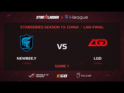 NewBee.Y vs LGD, StarSeries 13 China, Game 1