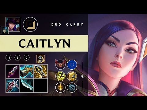 Caitlyn ADC vs Xayah - EUW Grandmaster Patch 26.01