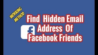 Find Email of All Facebook friend using FST Premium free