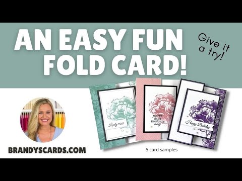Have You Ever Wanted To Make An Easy Fun Fold Card? Try This!