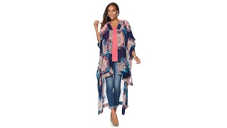 Wendy Williams Chiffon Drama Lightweight Topper