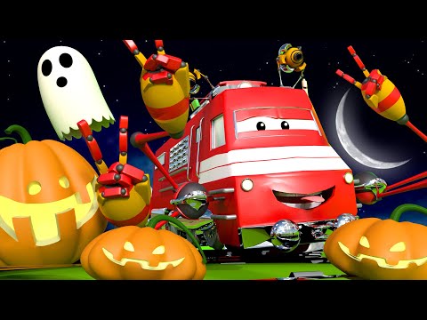 Tina je pronašla Ogromnu Bundevu izvan Vlakograda! - Vlak Troy Sezona Crtani sa kamionima za djecu