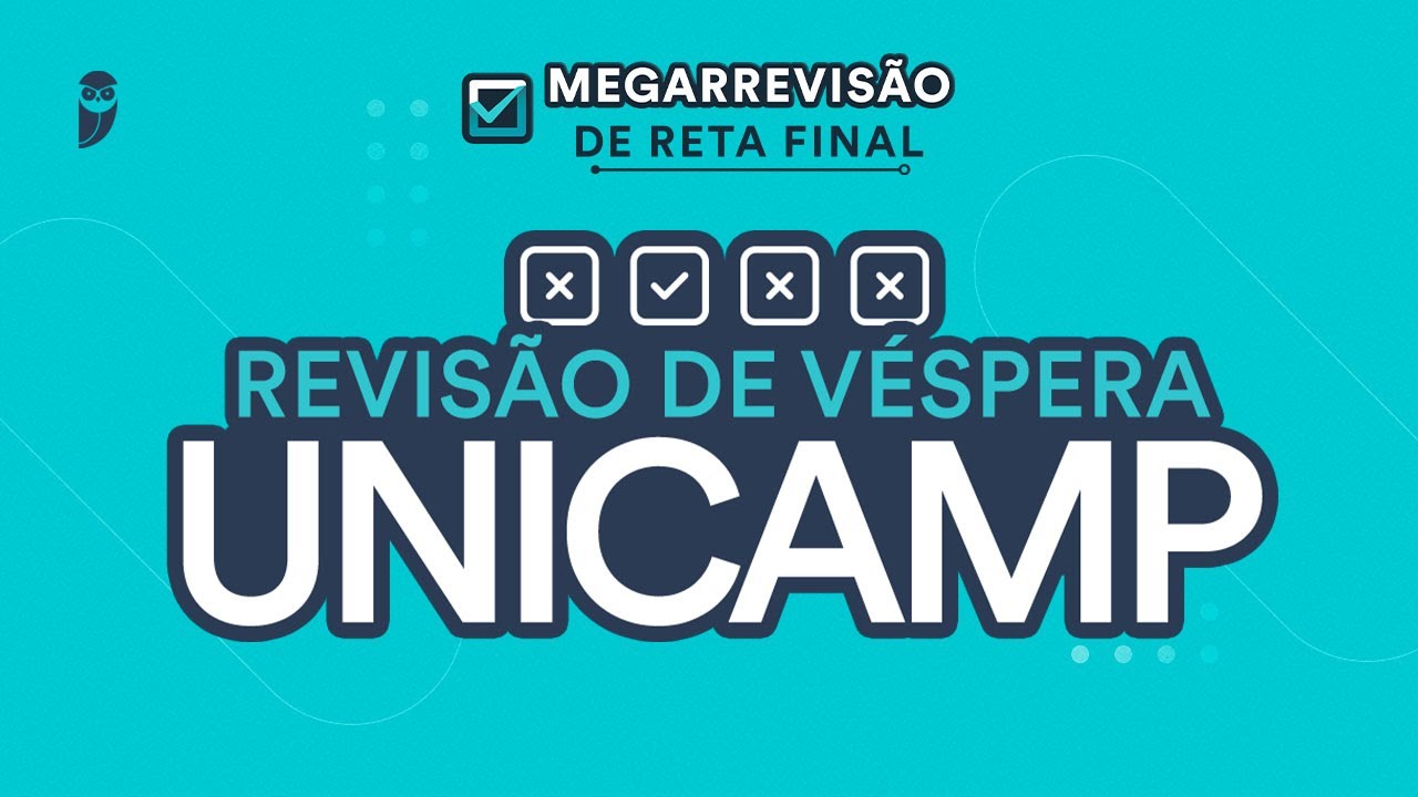 Revisão de Véspera UNICAMP - Aula para Residência Médica
