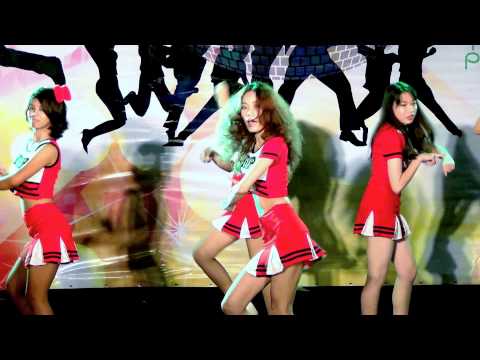 141109 A Ladies cover KPOP - Red(HyunA) + Shot Hair(AOA) @I'm Park Cover Dance (Audition)
