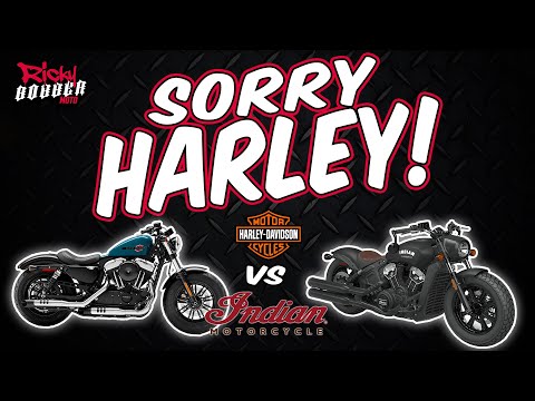 Indian Scout Bobber vs Harley Davidson Sportster line up