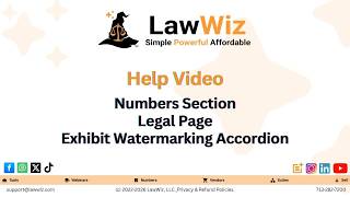 Legal Document Protection Made Simple with LawWiz Exhibit Watermarking