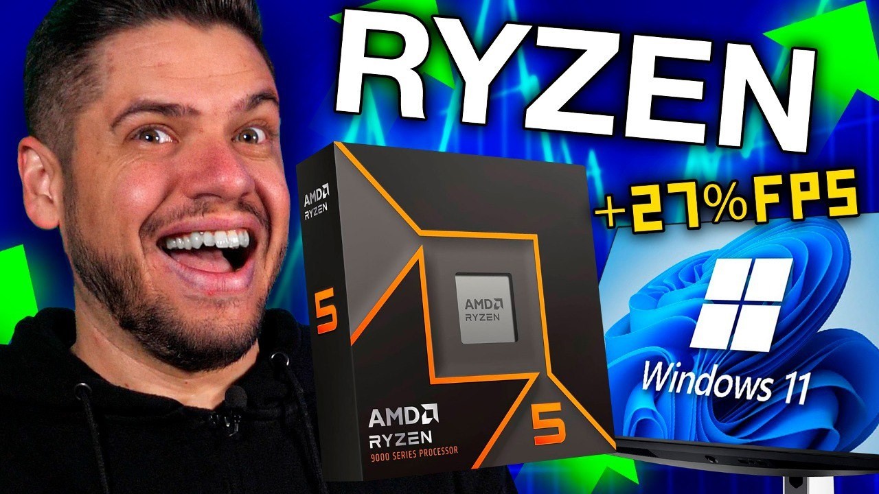 GRÁTIS: FAÇA seu RYZEN ter MAIS FPS e PERFORMANCE em JOGOS. FUNCIONA para o RYZEN 9000?