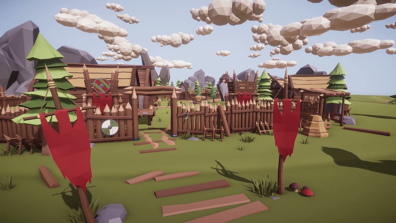 Medieval Village Megapack Low Poly RG 3D Model