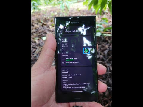 How to install Android 16 for any phone via TWRP Infinity X 3.0 GSI Android 16 on Xperia XZ1