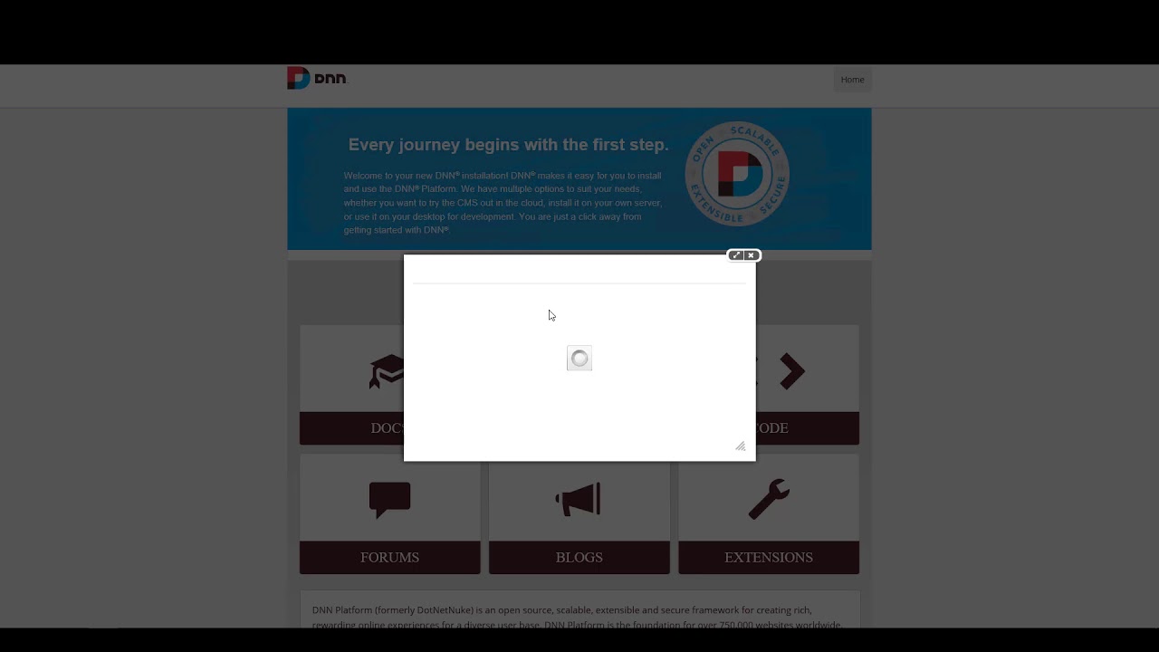 Installing DNN at managed.com