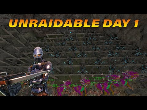 Claiming an Unraidable Cave on Lost Island - Ark PvP