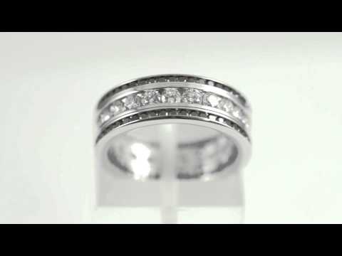 White Gold Diamond Ring- A7201702B - Pravins