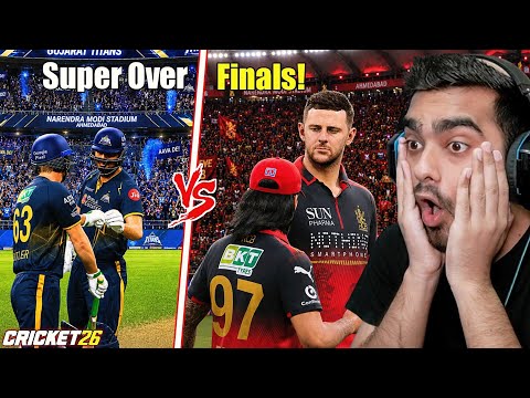 Super-Over Finals! RCB Vs GT IPL 2026 Cricket 26 (Hard Mode)