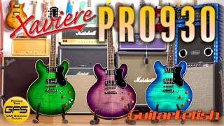 Video thumbnail for GFS - Xaviere PRO930 Semi Hollow Body - Guitarfetish.com by GuitarfetishTV