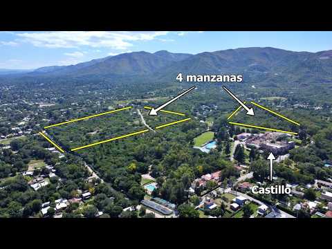 Loteo de 6 manzanas en Valle Hermoso, al pie del Camino del Cuadrado en Valle Hermoso, Córdoba.