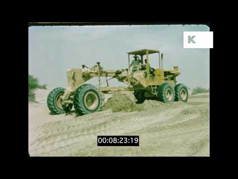 Construction of Port Rashid, 1960s, 1970s Dubai from the Kinolibrary Archive Film Collections.