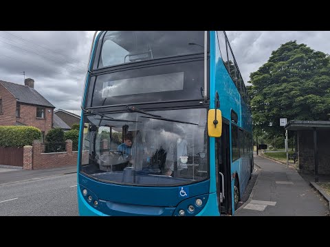 *thrashed*arriva Northumbria 7501 NK57DXX ADL E400 Trident 2 44 Dinnington