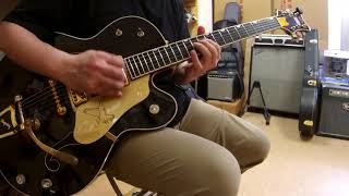 Video thumbnail for Gretsch G6136TBK Black Falcon Clean by Heavy Gauge Guitars