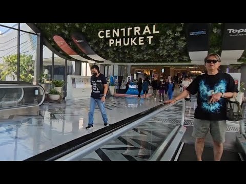 Shopping lindo e incrível em phuket Tailândia / shopping central de phuket.