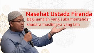 Download lagu Ustadz Firanda: Fenomena Tahdzir Muncul Akibat Kejahilan Terhadap Masalah Khilafiyah mp3