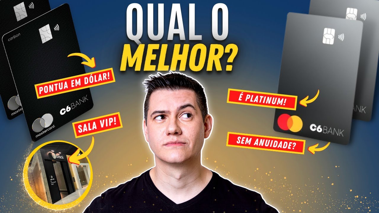 C6 Platinum ou C6 Carbon Qual o melhor? Cartão e milhas aéreas | Viagem com Pontos Tales Toledo