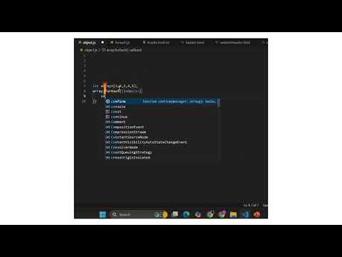 Initialize And Display Array In Javascript Using Foreach Js Array Method Short Video