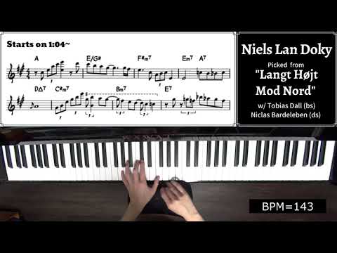 A Lick A Week! 42nd Week: Niels Lan Doky's Lick on "Langt Højt Mod Nord"