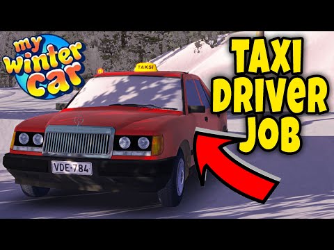 HOW TO BECOME A TAXI DRIVER JOB (COURSES, TAXOMETER, EARNING MONEY) - My Winter Car