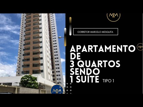 Apartamento 3 quartos sendo 1 suíte em Manaíra - João Pessoa/PB - Marcelo Mesquita Corretor