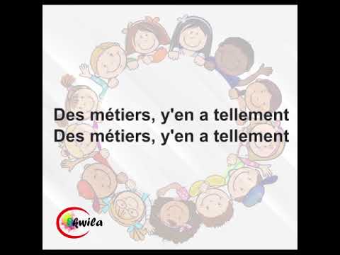 chanson sur les métiers :  quand on sera grand | chanson illustrée