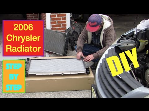 How To Remove and Replace a Radiator 2006 Chrysler Town and Country