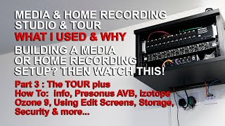 Video thumbnail for Media and Home Recording Studio | Part 3: Closeup Tour | How to Overcome Problems | Presonus Atom SQ by tonymckenziecom