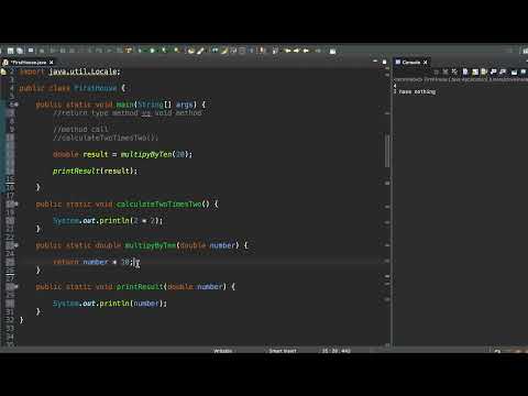 Java : lesson 15 return type vs void method