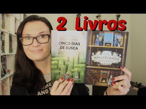 2 LIVROS: Cinco dias de Busca (Leonardo Silva) + Miniaturista (Jessie Burton)