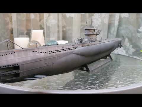 U-Boat, U 552, German ww2 submarine, scale 1/72
