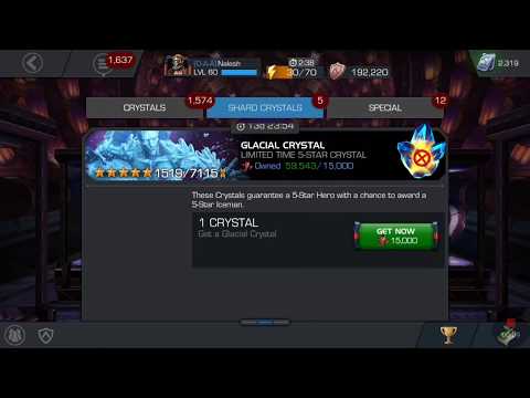 5 Star Glacial(Iceman) Crystal Opening!!!